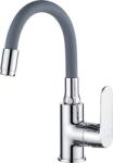 Kuchinox Dima, mosdócsap flexibilis kifolyóval h-280, szürke-króm, LAV-BQD_021D (LAV-BQD_021D)