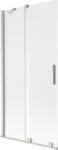 Mexen Velar, 2 szárnyas eltolható kádparaván 95 x 150 cm, 8 mm-es mattüveg, csiszolt acél, 896-095-000-31-97 (896-095-000-31-97)