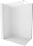 Mexen Mexen, Mexen Kioto-X zuhanyfal 100 x 200 cm, matt 10 mm, matt nikkel - 800-100-101-97-30-X (800-100-101-97-30-X)