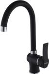 Kuchinox Madera, magas mosogatócsaptelep U-alakú kifolyóval, matt fekete, LAV-BQM_768D (LAV-BQM_768D)