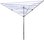 Erga Garden 4000, szabadon álló 3 karos kerti ruhaszárító 174x202x195 cm, ezüst-kék, ERG-SEP-10SUSOGRAR40 (ERG-SEP-10SUSOGRGAR40) Ruhaszárító