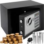 Retoo Acél, számzáras széf, 23 x 17 cm, 2 db kulccsal, RT (E058)