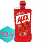 Ajax Floral Fiesta felmosószer 1L Red Flowers KARTON - 12 db (K5900273472984)
