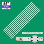  LED-TV659 Háttérvilágítás VESTEL 55coll LED TV-be, 6LED 3V, 9db/csomag (6A+3B)