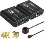 viaLAN HEX4Kx2K3D_120J Ultra HD HDMI hosszabbító (extender) Cat5e/6 kábelen 120 m
