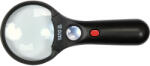 TOYA - Polonia Lupa cu 2 lentile, marire 3x si 45x, cu iluminare LED si UV (YT-73845)