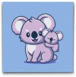  Festés számok szerint - Koalamaci mama Méret: 50x50cm, Keretezés: Műanyagtáblával