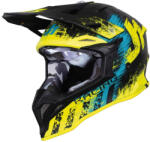 JUST1 Casca motocross atv Just1 J39 Storm, culoare galben negru, marime XL (6060040291009XL) - mxenduro