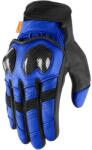 ICON Manusi piele Icon Contra2, culoare albastru negru, marime M (33013702PE) - mxenduro