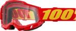 Ochelari cross atv 100% Accuri 2 Red, lentila transparenta, culoare rama rosu (26013465PE) - mxenduro