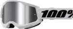  Ochelari cross atv 100% Strata 2 White, lentila oglinda, culoare rama alb (26013496PE) - mxenduro