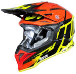 JUST1 Casca motocross atv Just1 J39 Poseidon, culoare rosu galben, marime XL (6060040271006XL) - mxenduro