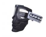 Unit Ochelari motocross atv enduro Unit, model masca craniu, culoare rama negru, lentila transparenta (AB361015A) - mxenduro