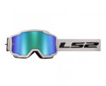 LS2 Ochelari cross enduro atv LS2, lentila oglinda, culoare alb (AK7202011002) - mxenduro