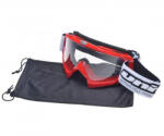 Unit Ochelari motocross atv enduro Unit, culoare rama rosu, lentila clara (AB361018RC) - mxenduro
