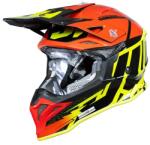 JUST1 Casca motocross atv Just1 J39 Poseidon, culoare rosu galben, marime S (6060040271006S) - mxenduro