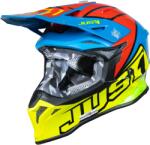 JUST1 Casca moto atv JUST1 J39 Thruster, culoare galben albastru, marime L (KASJUS1242) - mxenduro