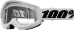  Ochelari cross atv 100% Strata 2 White, lentila transparenta, culoare rama alb (26013484PE) - mxenduro