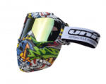 Unit Ochelari motocross atv enduro Unit, model masca, culoare rama multicolor, lentila oglinda (AB3610232) - mxenduro