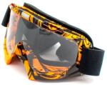 XTR Ochelari cross atv enduro, XTR, lentila transparenta, culoare rama portocaliu negru (BMA-920) - mxenduro