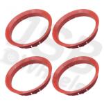  Set 4 inele de centrare jante 76-72.6 mm (JSB 760726)