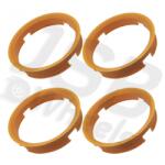  Set 4 inele de centrare jante 72.6-66.45 mm (JSB 7266645)