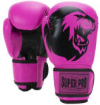 Super Pro Manusi de Box Super Pro Combat Talent Roz Negru (SPBG130-45900-10)