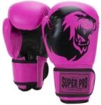 Super Pro Manusi de Box Super Pro Combat Talent Roz Negru (SPBG130-45900-8)
