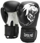 Super Pro Manusi de Box Super Pro Combat Talent Negru Alb (SPBG130-90100-10)
