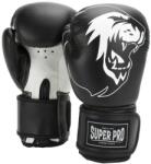 Super Pro Manusi de Box Super Pro Combat Talent Negru Alb (SPBG130-90100-8)