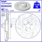 DELPHI Brzdový kotúč DELPHI BG9424C (BG9424C)