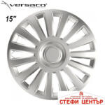 Versaco Тасове за джанти 15'' Versaco Luxury Silver (56215) - steficenter
