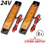 Paolo Диоден габарит с 6 led диода - 24v жълт (76051)