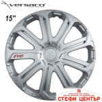Versaco Тасове за джанти 15'' Versaco EVO Silver (56253) - steficenter
