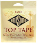 RotoSound RS200 Top Tape Monel Flatwound 12-52