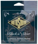RotoSound CL4 Superia Black and Silver Normal Tension klasszikus gitár húrkészlet - fekete nylon/ezüst