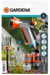 GARDENA Basic Tisztító locsoló pisztoly, állítható szórófej, gyorscsatlakozókkal 1/2"-13mm tölmőhöz, beltéri csaphoz, OGS (Originalt Gardena System) (18274-20)
