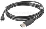 Lanberg USB micro (M)->USB-A (M) 2.0 kábel, 1, 8 m, fekete (CA-USBM-10CC-0018-BK) (CA-USBM-10CC-0018-BK)