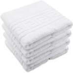 H Hotel Supplier Greek Hotel Supplier törülközőkészlet, 50x90 cm, pamut 100% 500 GSM, fehér, 4 db