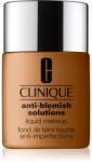 Clinique Anti-Blemish Solutions Liquid Makeup фон дьо тен за мазна кожа склонна към акне цвят WN 100 Deep Honey 30ml