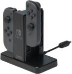HORI Charge Stand, Nintendo Switch, Quad, Joy-Con, Official, Fekete, Kontroller töltőállomás (NSW-003)