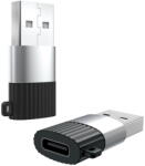 XO NB149-E USB Type-C - USB-A átalakító adapter fekete