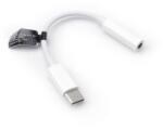  Fehér AUX Type C (férfi) - Jack 3, 5 mm (női) adapter