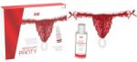 INTT Brazilian Red Panty With Pearls And Lubricating Gel 50 ml