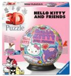 Ravensburger 72 db-os 3D gömb puzzle - Hello Kitty és barátai (11630) (11630)