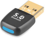 Techsuit Bluetooth Adapter PC-hez - Techsuit BlueJet (A20), Bluetooth 5.4, Plug&Play, EDR&BLE - Fekete