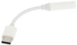  USB -Type C - 3.5 mm Jack adapter fehér - smartdiszkont
