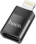 hoco. adapter Type C (anya) - Lightning 8-pin UA17 fekete