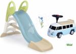 Smoby Set tobogan cu joc de apă și babytaxiu minibus cu sunete Toboggan GM Slide Life Smoby lungimea suprafeței de alunecare 150 cm (SM820509-15)