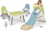 Smoby Set tobogan cu joc de apă și loc de stat Toboggan GM Slide Life Smoby lungimea suprafeței de alunecare 150 cm cu două scăunele KidChair (SM820509-2)